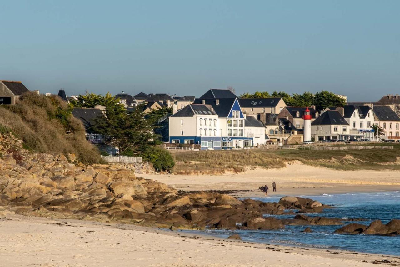 Hotel Restaurant De La Plage Audierne Buitenkant foto
