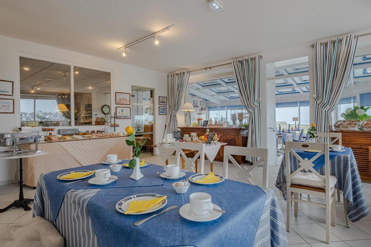 Hotel Restaurant De La Plage Audierne Buitenkant foto