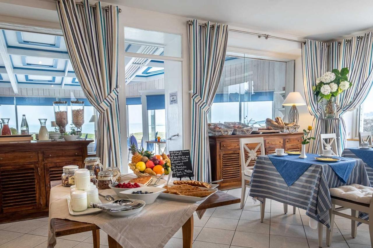 Hotel Restaurant De La Plage Audierne Buitenkant foto