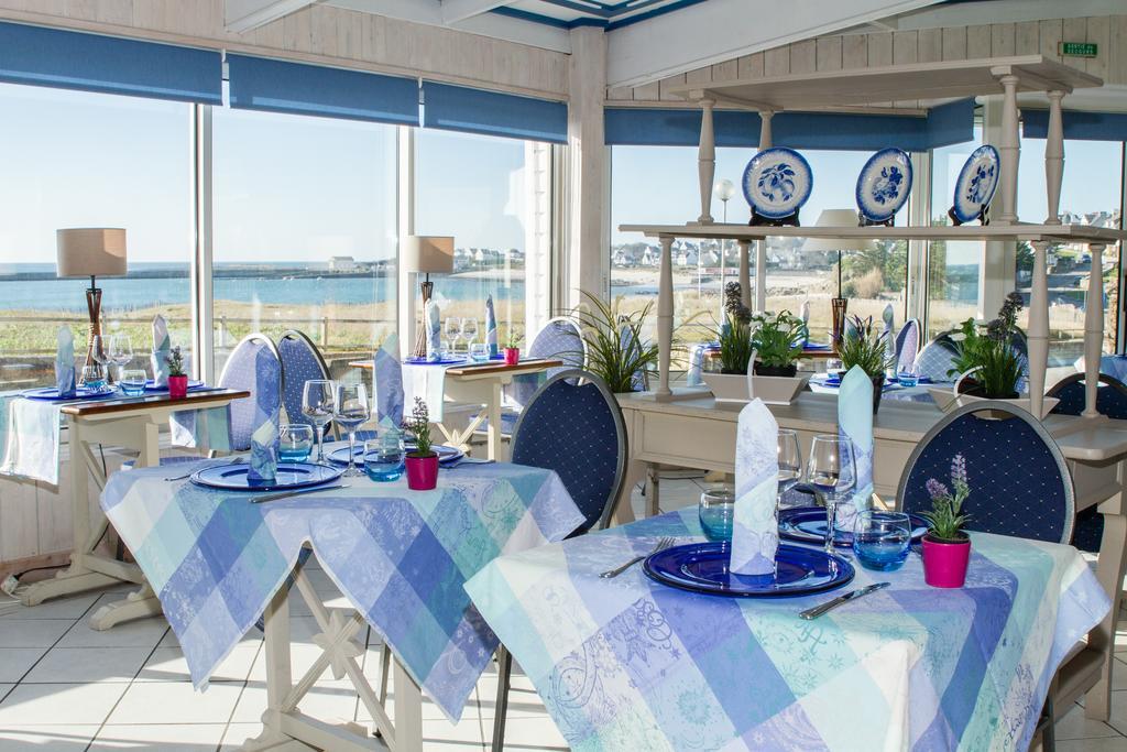 Hotel Restaurant De La Plage Audierne Buitenkant foto